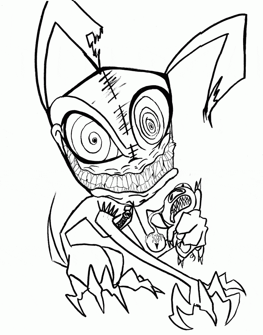 Halloween For Children Picture Coloring Page
