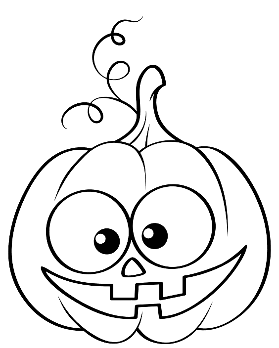 Halloween Image For Children Coloring Page