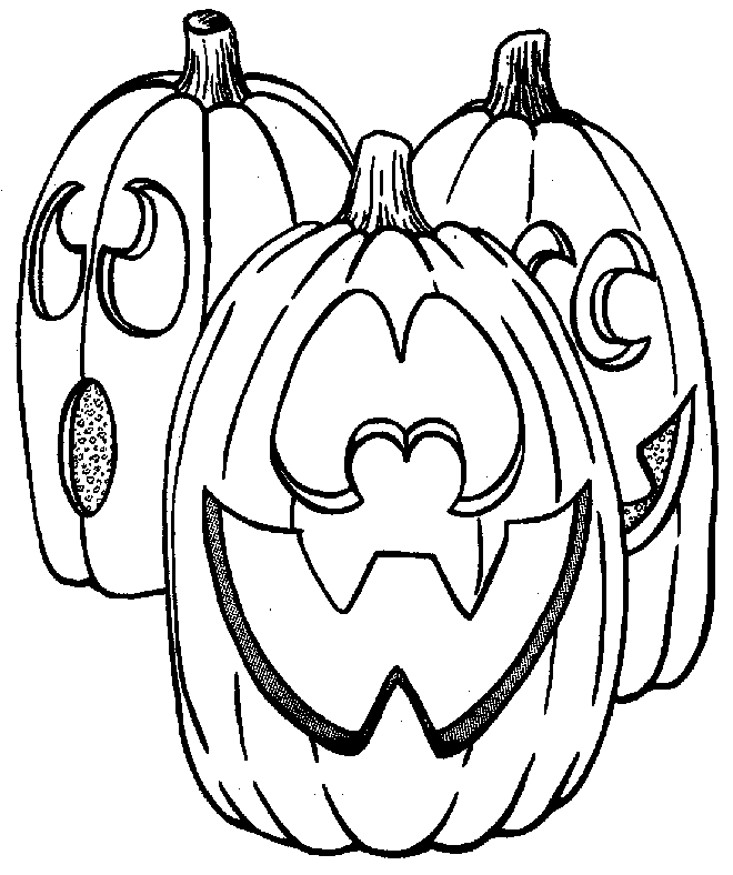 Halloween Printables Picture Coloring Page