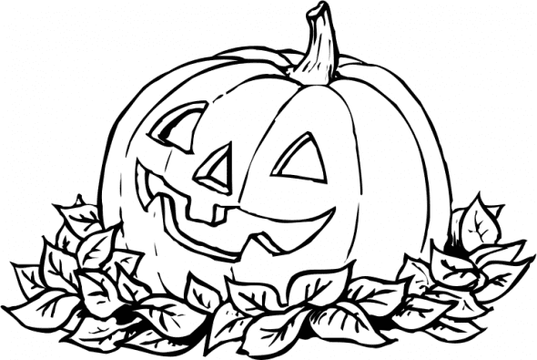 Halloween Pumpkin Image For Children