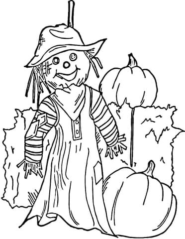 Halloween Scarecrow For Children