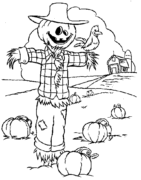 Halloween Scarecrow For Kids