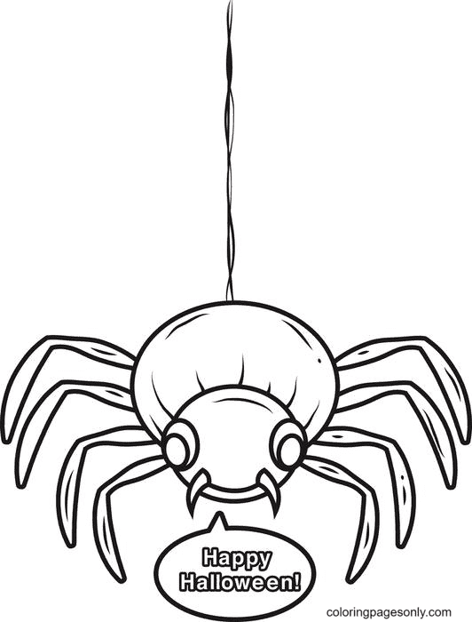 Halloween Spider To Print Image For Kids
