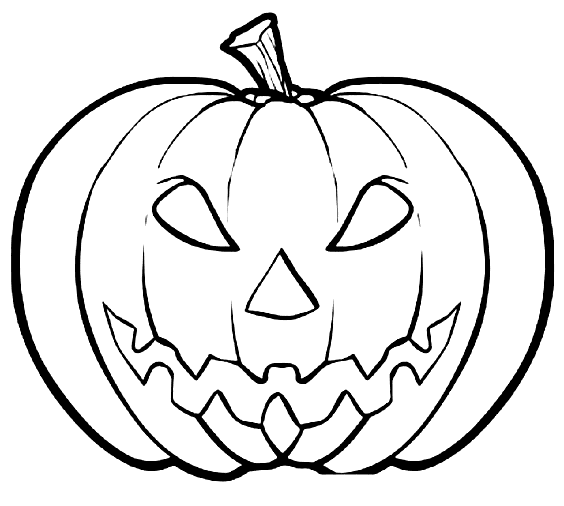 Halloween Sweet Image For Kids Coloring Page