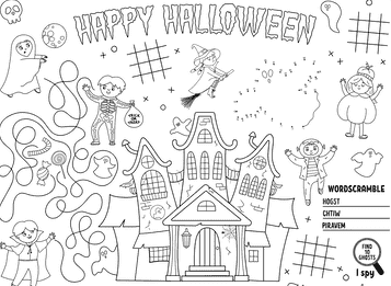 Happy Halloween Activity Sheet