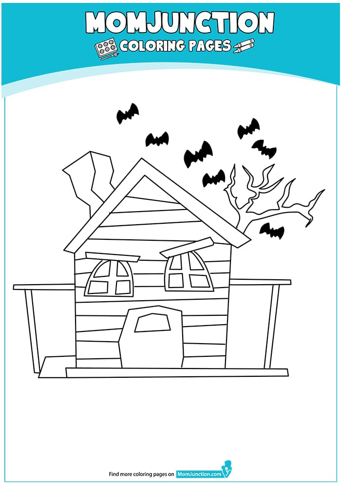 Haunted House And Bats