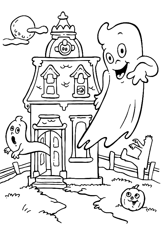 Haunted House Image For Children