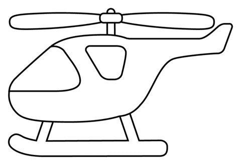 Helicopter Emoji For Kids