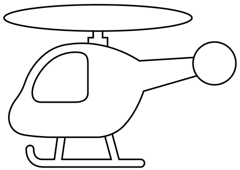 Helicopter Emoji Image For Children