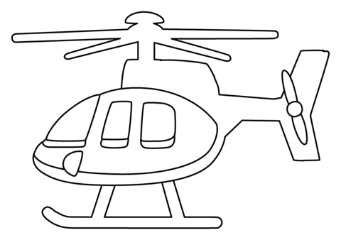 Helicopter Emoji Image For Kids
