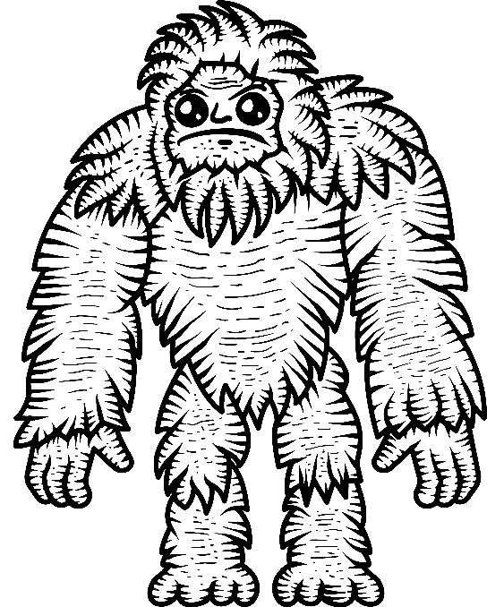 Image Of Bigfoot Clipart