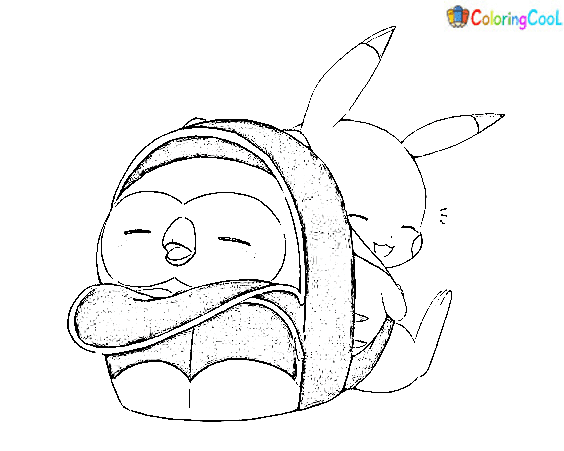 Image Rowlet Sweet For Children Coloring Page
