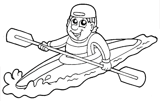 Image Water Sport For Children Coloring Page