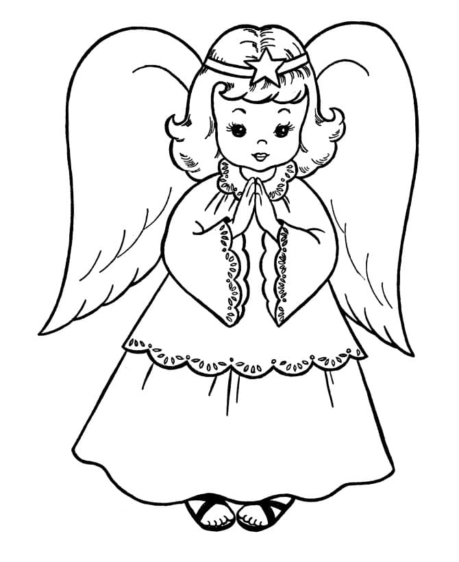 Jesus Christmas Picture For Children Coloring Page