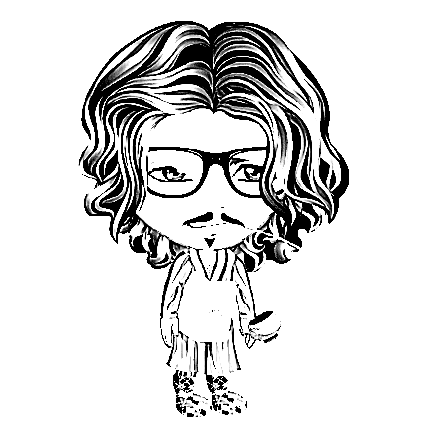 Johnny Depp Picture Coloring Page