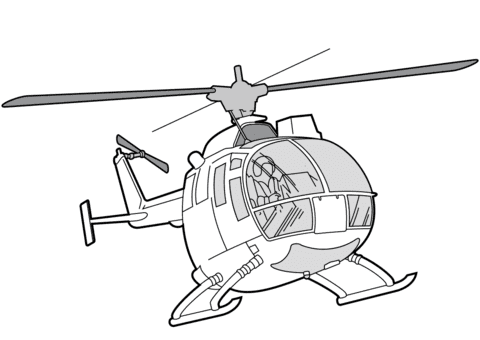 MBB Bo 105 Helicopter