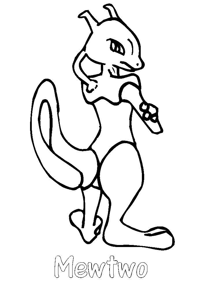 Mewtwo Cute Image For Kids