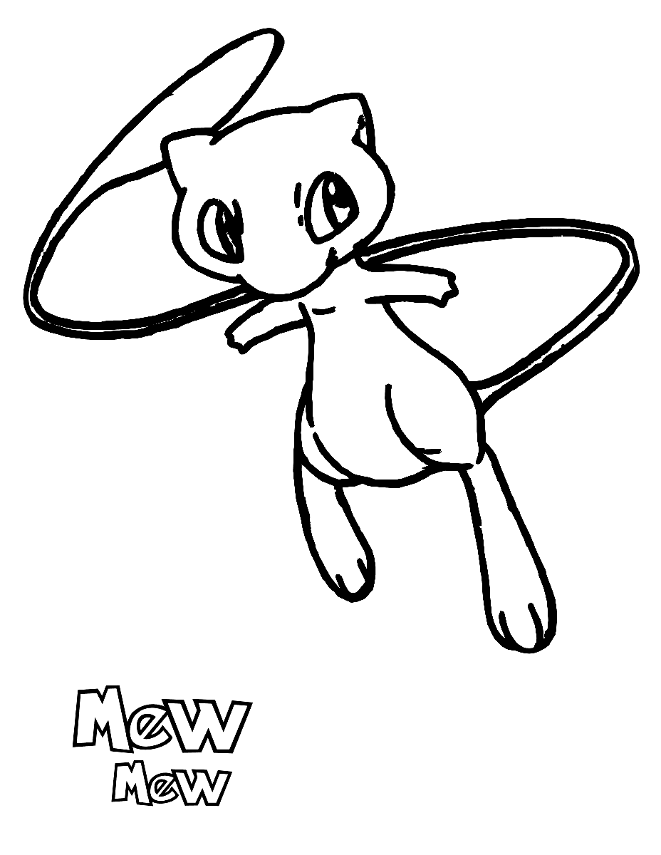 Mewtwo For Children Picture
