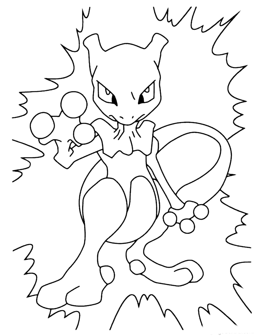 Mewtwo Picture For Children