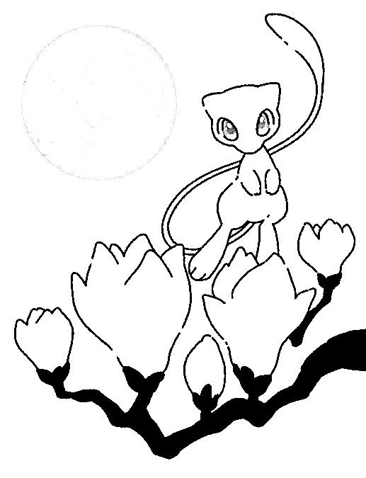 Mewtwo With Flower