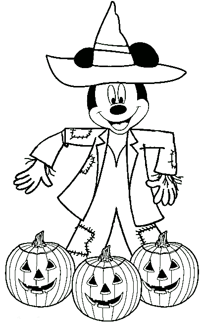 Mickey Image For Kids Coloring Page