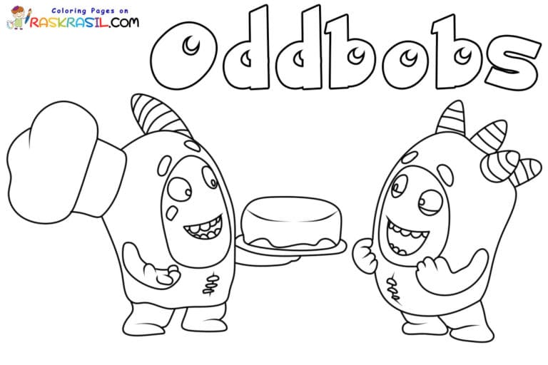 Oddbods Drawing For Kids