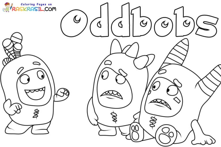 Oddbods Printable Picture