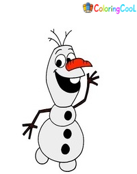 Olaf Drawing Is Complete In 13 Easy Steps