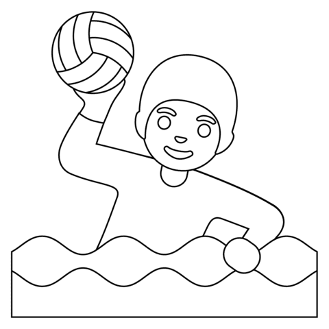 Person Playing Water Polo Emoji