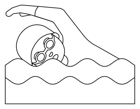 Person Swimming Emoji Image