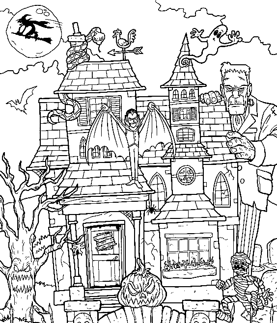 Picture Of Haunted House
