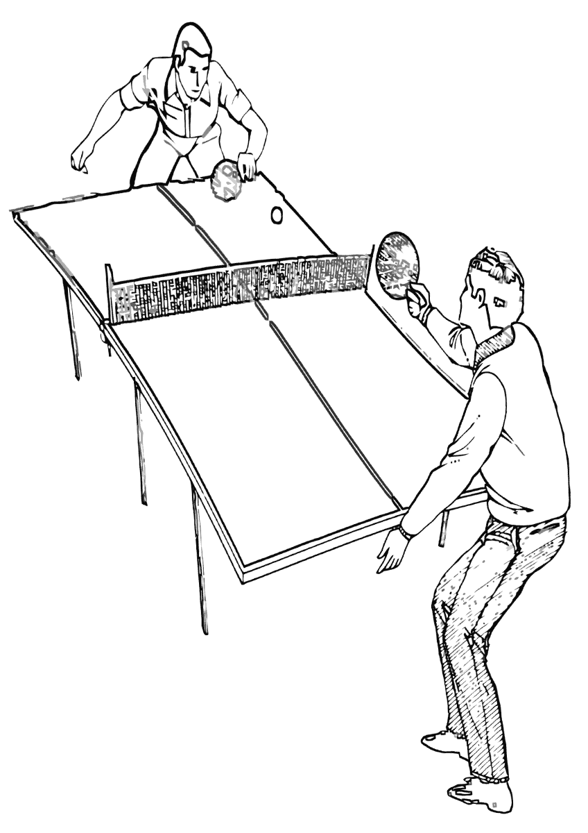 Playing Ping Pong Image For Children