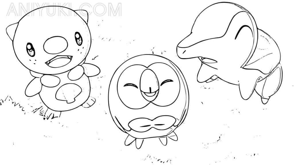 Pokémon Legends Arceus Image For Kids Coloring Page