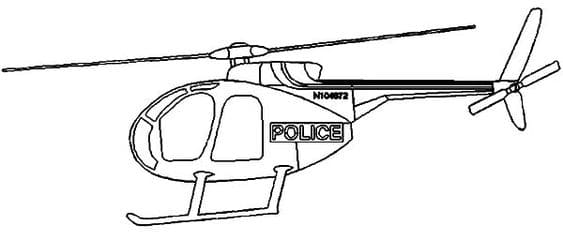Police Helicopter Image For Kids