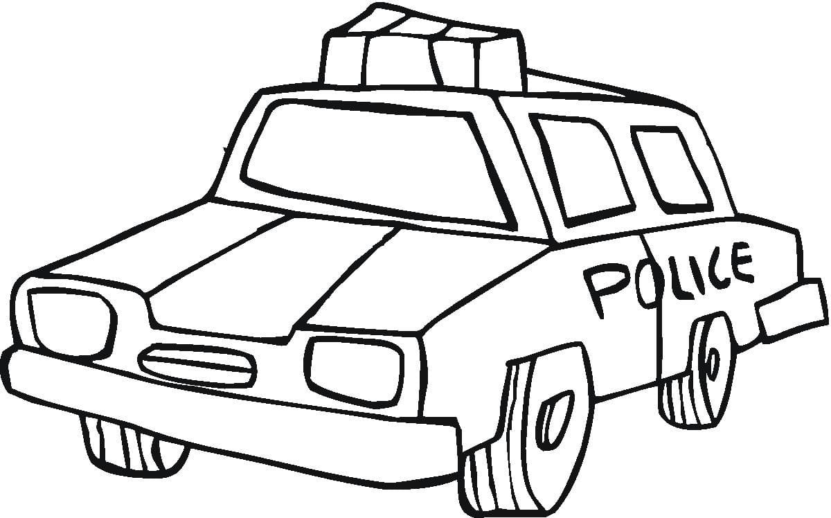 Police Officer Pictures Coloring Page