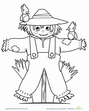 Preschool Scarecrow For Kids