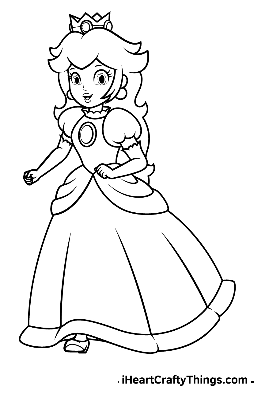Princess Peach from Super Mario Bros