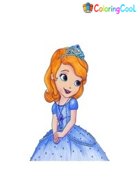 Princess Sofia Drawing Is Complete In 13 Simple Steps