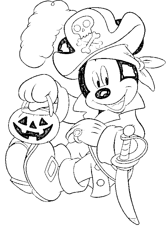 Printable Halloween For Children Coloring Page