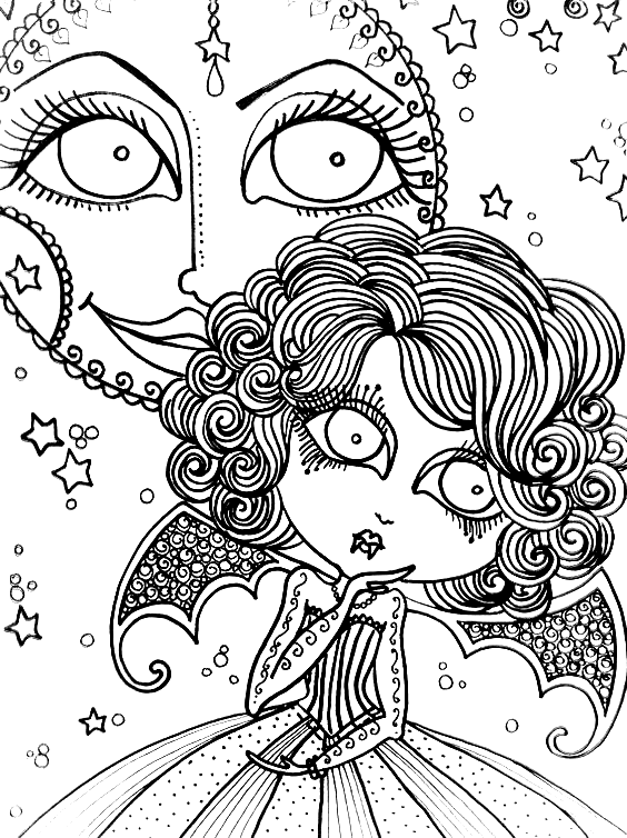 Printable Of Halloween Sweet Coloring Page