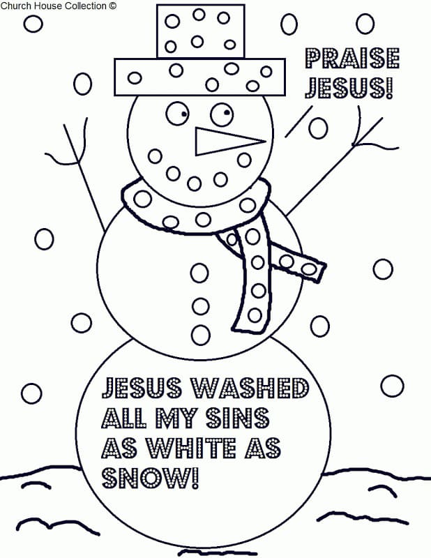 Printable Religious Free Printable Coloring Page
