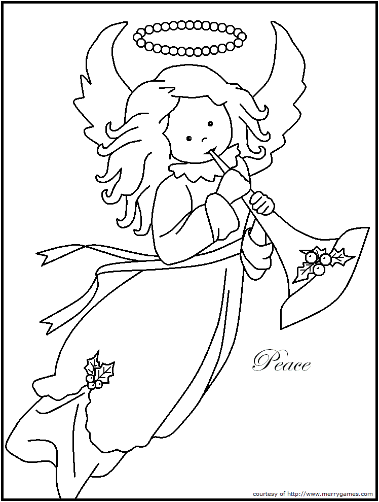 Printable Religious Image For Children Coloring Page