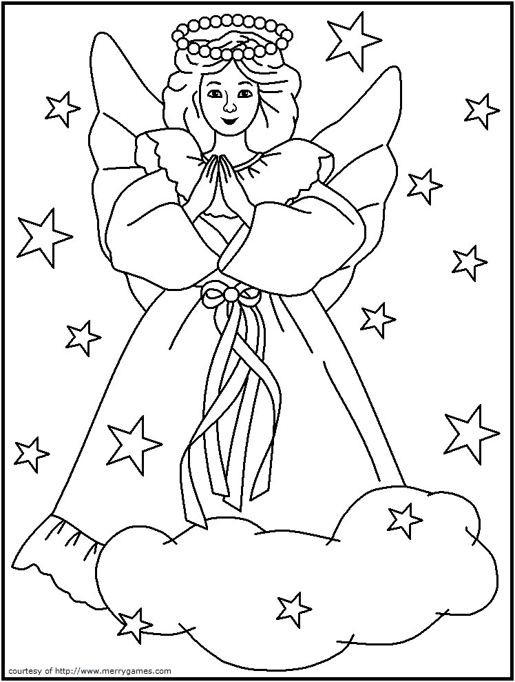 Printable Religious Image For Kids Coloring Page