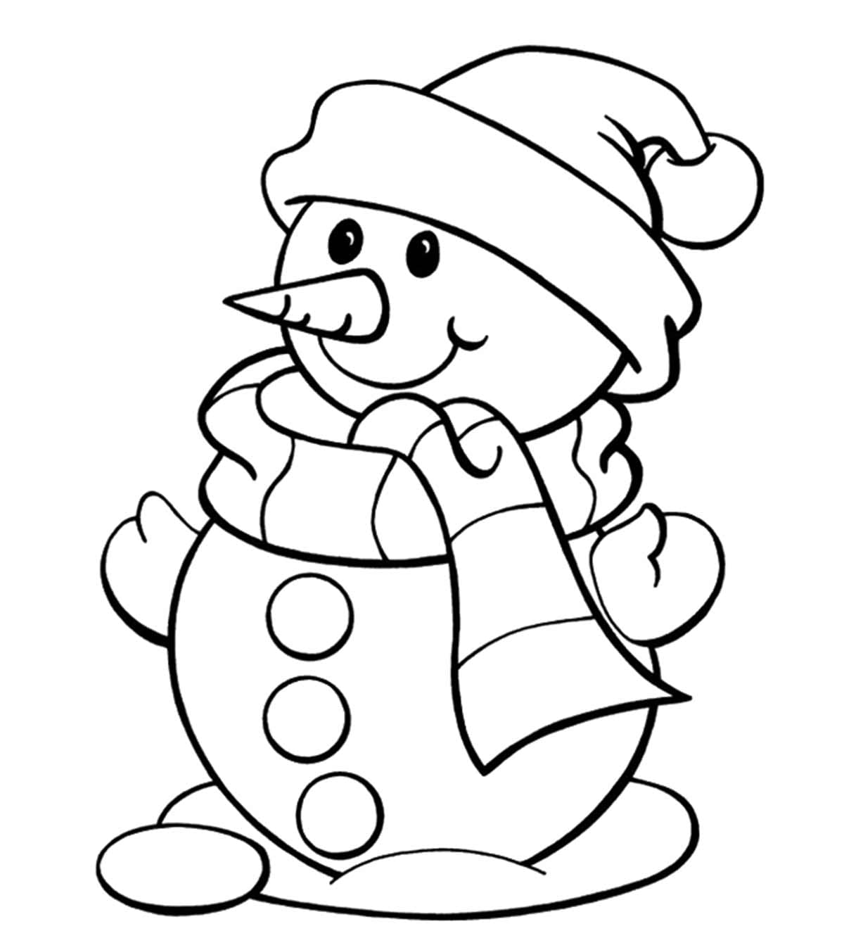 Printable Snowman