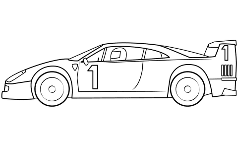 Race Car Image For Children