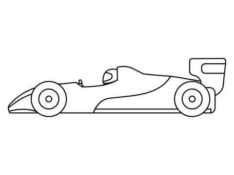 Racing Car Emoji For Kids Picture