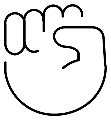 Raised Fist Emoji Image