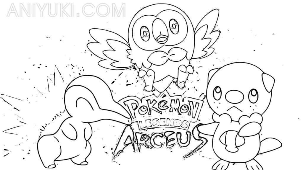 Rowlet And Other Pokemon