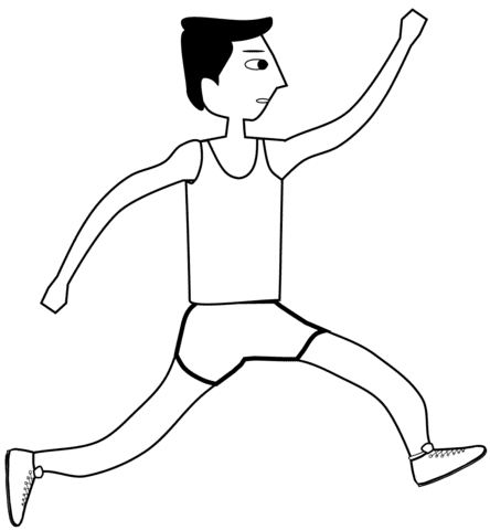 Running Man Image For Kids