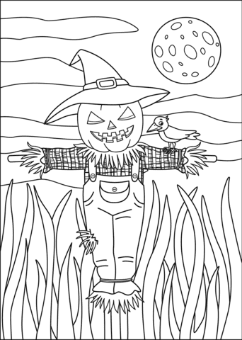 Scarecrow Printable Image